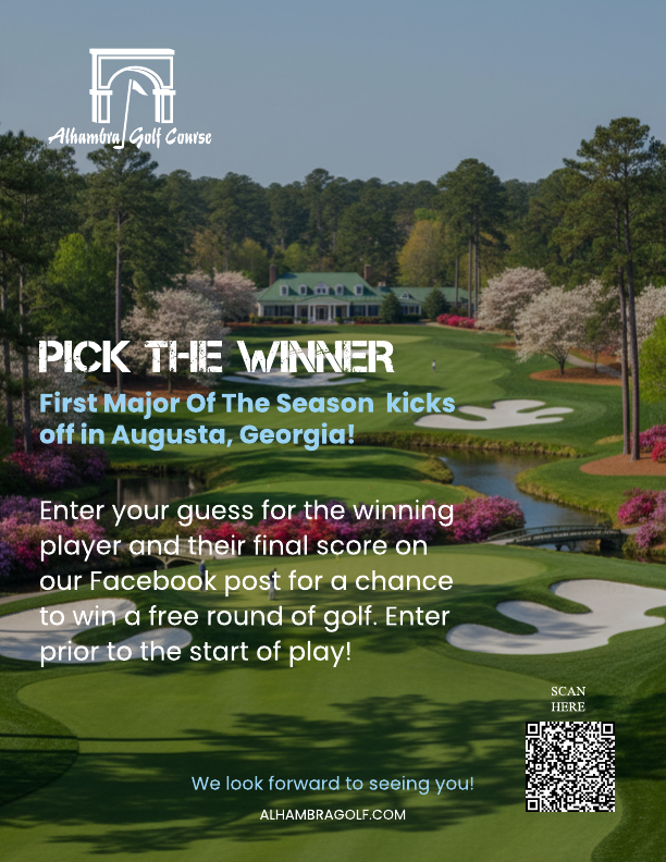 April Pick The Winner - Masters