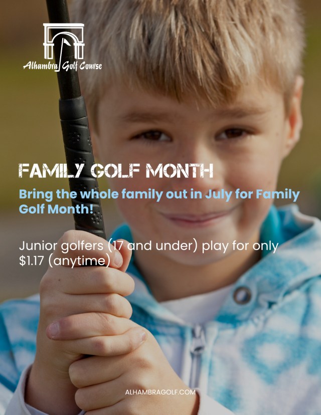 JULY - Family Golf Month